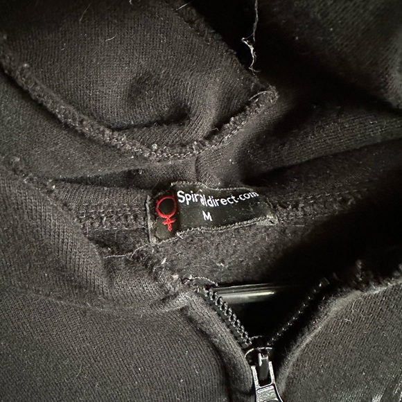 🐦‍⬛💀 Spiral Direct Goth Raven Zip Up Hoodie - Picture 5 of 6